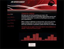 Tablet Screenshot of jvrentertainment.com